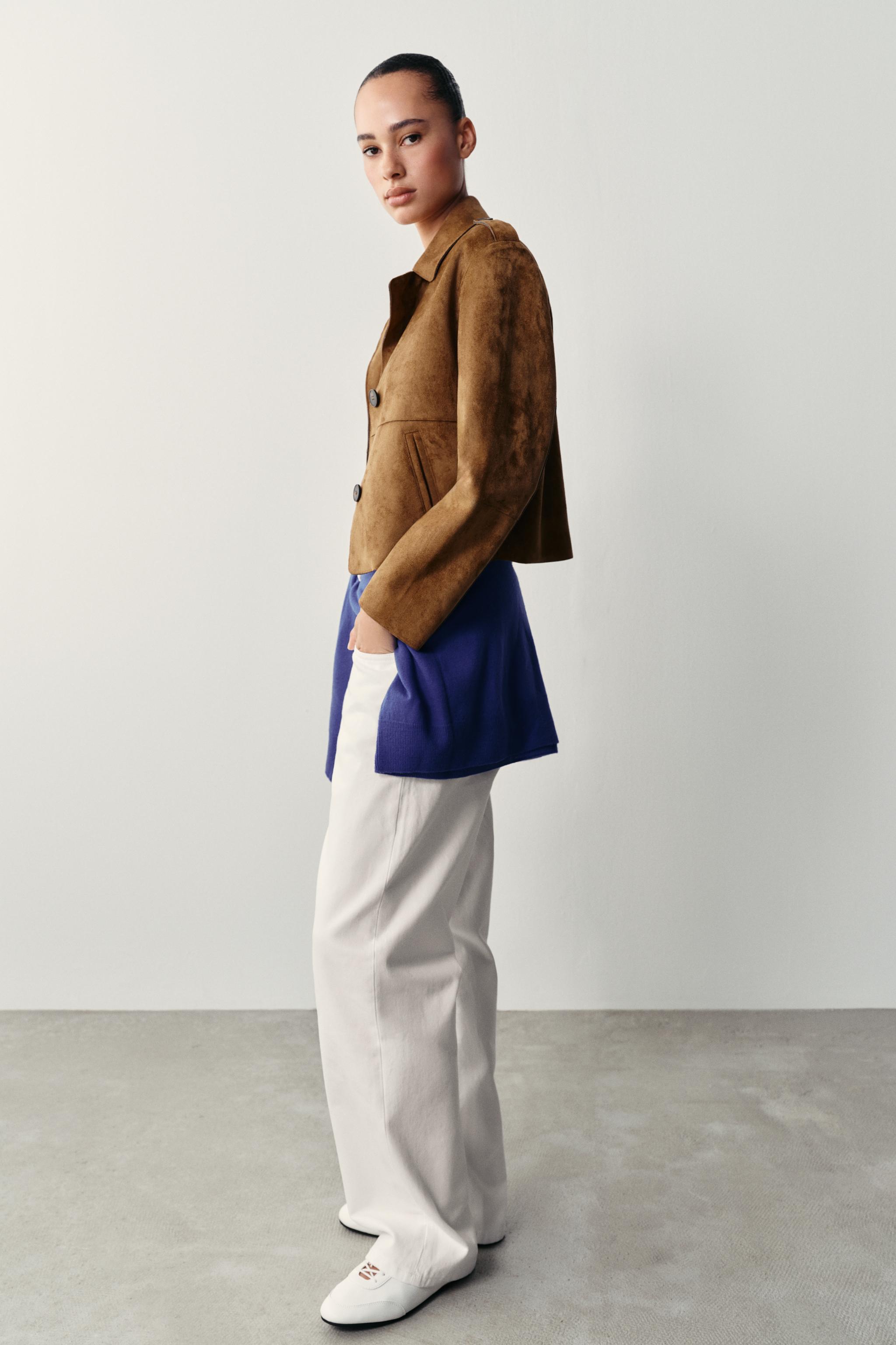 FAUX SUEDE JACKET